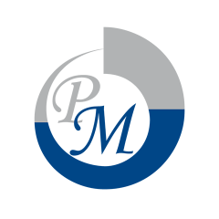PM Logo-Aufkleber
