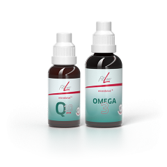 Set: Omega 3 microsolve+ und Q10 microsolve+