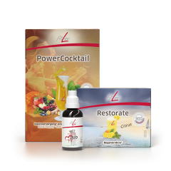 Optimal-Set Extra Heart-Duo, Monatspackung, Tour, Citrus