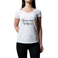 PM Charity T-Shirt  Women's White 