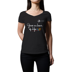 PM Charity T-Shirt 2022 Women Black Size M