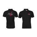 FitLine Polo-Shirt manches courtes homme noir -  fairtrade