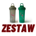 Zestaw: FitLine Blender Bottle Classic Loop Pro - zielony + szary