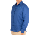 30th Anniversary pellava miesten pitkähihainen paita sininen