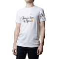 T-Shirt Blanc Homme Charity Fairtrade