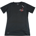 Sportfunktional T-Shirt Damen schwarz
