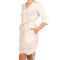 30th Anniversary pellava naisten lyhyt mekko valkoinen